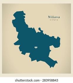 Modern Map - Nisava RS
