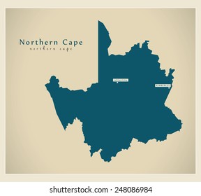 Modern Map - Northern Cape ZA