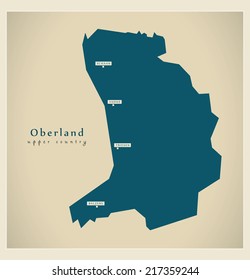 Modern map - Oberland LI
