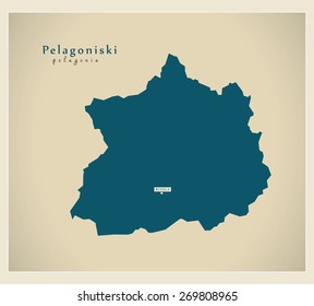 Modern Map - Pelagoniski MK