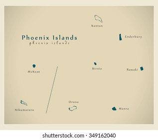 Modern Map - Phoenix Islands KI