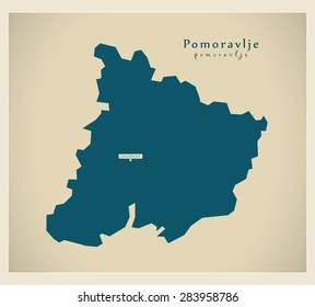 Modern Map - Pomoravlje RS