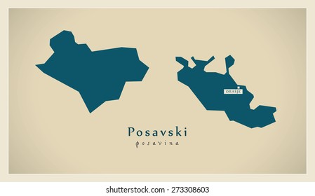 Modern Map - Posavski BA