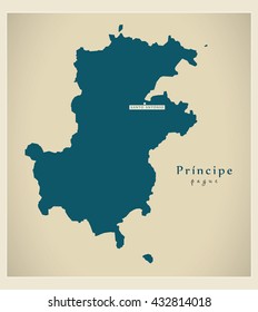 Modern Map - Principe ST