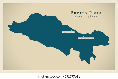 Modern Map - Puerto Plata DO