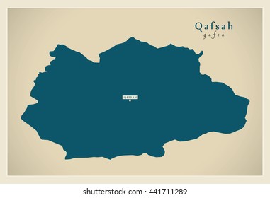 Modern Map - Qafsah TN