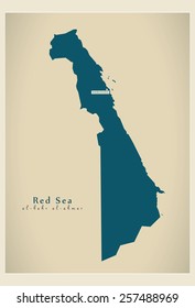 Modern Map - Red Sea EG