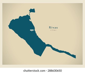 Modern Map - Rivas NI
