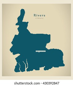 Modern Map - Rivers NG