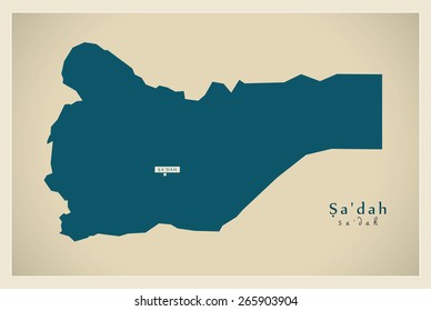 Modern Map - Sadah YE