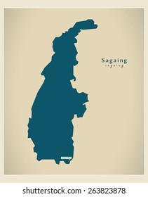 Modern Map - Sagaing MM