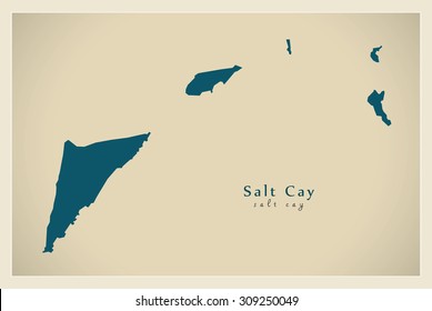 Modern Map - Salt Cay TC