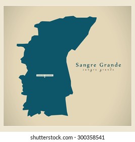 Modern Map - Sangre Grande TT