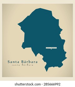 Modern Map - Santa Barbara HN