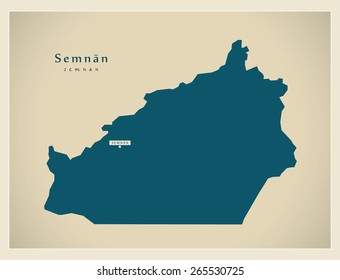 Modern Map - Semnan IR