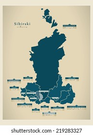 Modern Map - Sibirski RU
