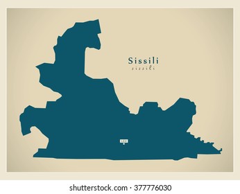 Modern Map - Sissili BF