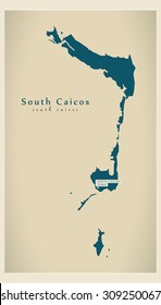 Modern Map - South Caicos TC