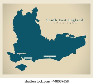 1,125 South east england map Images, Stock Photos & Vectors | Shutterstock