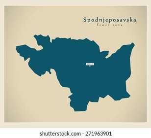 Modern Map - Spodnjeposavska SI