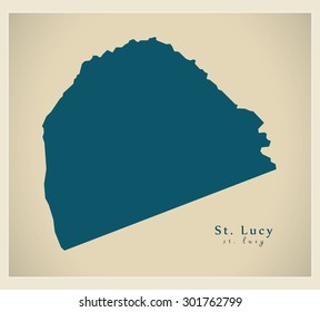 Modern Map - St. Lucy BB