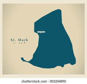 Modern Map - St. Mark DM