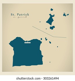 Modern Map - St. Patrick GD