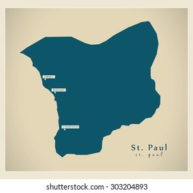 Modern Map - St. Paul DM