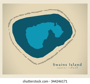 Modern Map - Swains Island AS