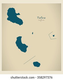 Modern Map - Tafea VU
