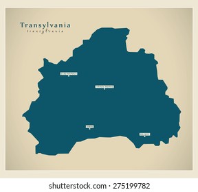 Modern Map - Transylvania RO