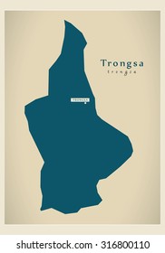 Modern Map - Trongsa BT