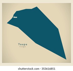 Modern Map - Tuapa NU