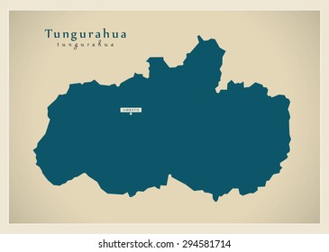 Modern Map - Tungurahua EC