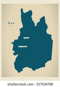 Modern Map - Uva LK