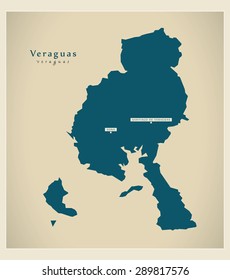 Modern Map - Veraguas PA