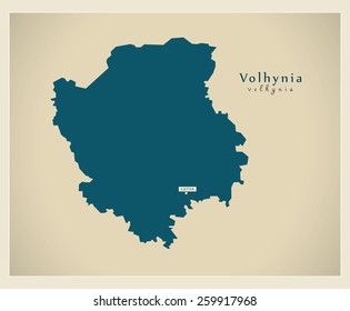 Modern Map - Volhynia UA