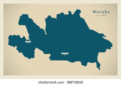 Modern Map - Woroba CI