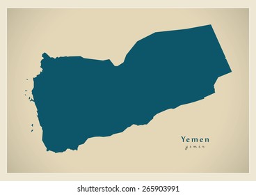 Modern Map - Yemen YE