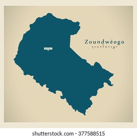 Modern Map - Zoundweogo BF