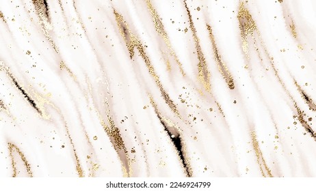 Modern marble background design with natural mineral texture and gold veins.