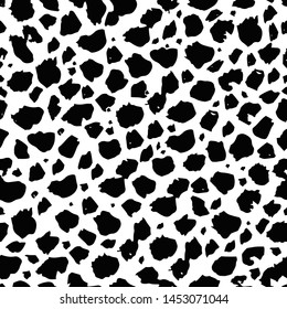 Modern 
marble seamless pattern.Black and white relief texture.Vector isolated illustration.Torn shreds.Ragged holes.Chaotic spread.Random order.Desing invitation,menu,postcard,dress,textile,fabric
