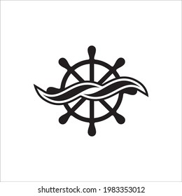 modern marina ship logo design