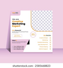 Modern Marketing Agency Flyer Design for Creative Services