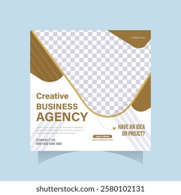 Modern Marketing Agency Social Media Post Template