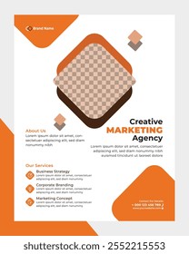 
Modernes, marketingbasiertes Flyer-Design 