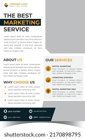 Modern Marketing Flyer Design Template