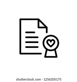 Modern Marriage Certificate Icon