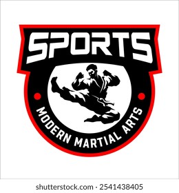 MODELO DE LOGOTIPO DE ARTES MARCIAIS MODERNAS