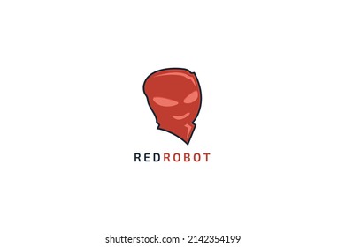 Modern mascot is an alien logo. Vector illustration. Alien icon vector isolated on white background for your web and mobile app design, Alien logo concept.
